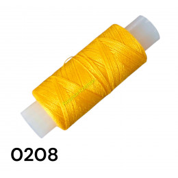 Нитки армированные 45 ЛЛ, 0208, желтые, 150 м