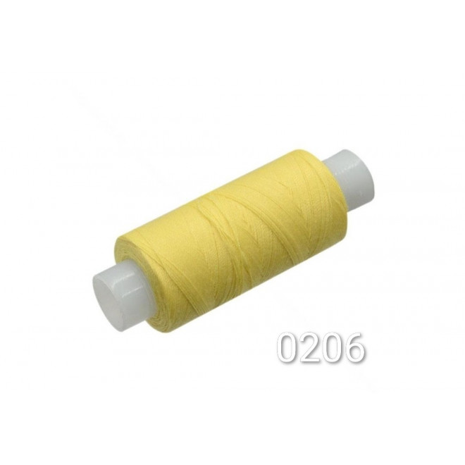 Нитки армированные 45 ЛЛ, 0206, желтые, 150 м оптом