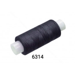 Нитки армированные 45 ЛЛ, 6314, т. серые, 150 м