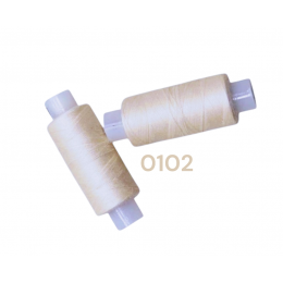 Нитки армированные 45 ЛЛ, 0102, кремовые, 150 м
