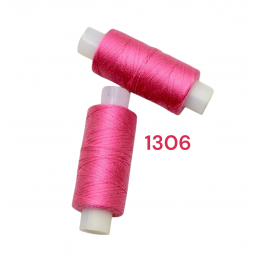 Нитки армированные 45 ЛЛ, 1306, яр. розовые, 150 м