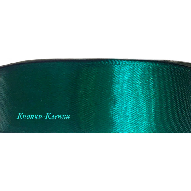 Атласная лента, 25 мм, 30 ярд, № 124 изумрудный оптом Атласная лента, 25 мм, 30 ярд, № 124 изумрудный оптом