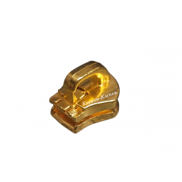 Бегунок для металлической молнии № 5,латунь, без пуллера галантерейный