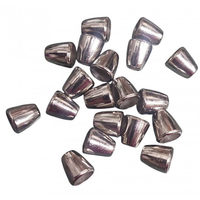 Наконечник металлический (уп. 50 шт.)  d 4мм / дл.10мм никель оптом