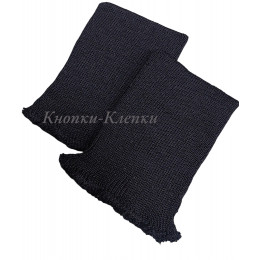 Манжеты трикотажные (10 пар) чёрные