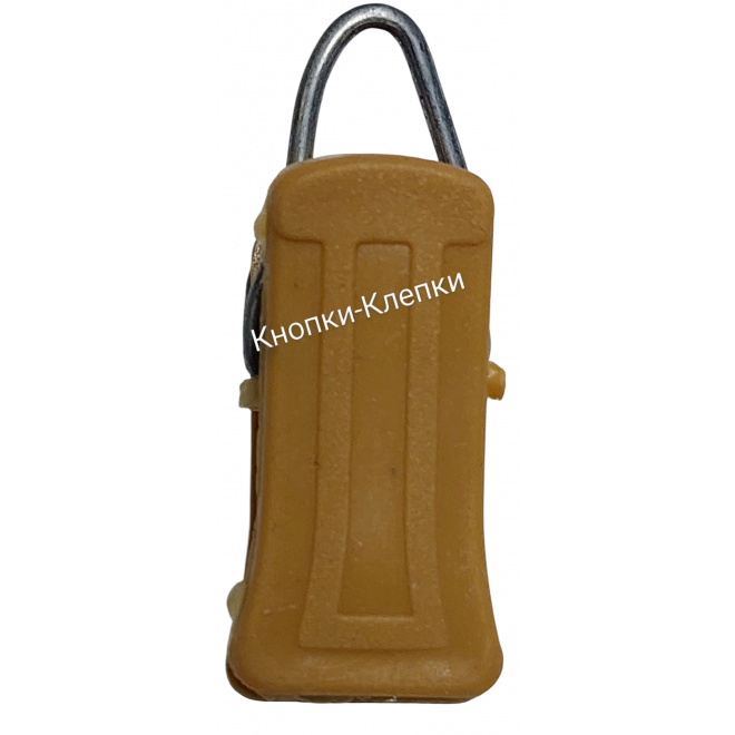 Зажим пластиковый для штор, бежевый (100 шт.) пр-во Россия оптом