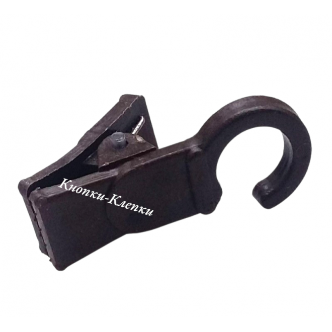 Зажимы для штор пластиковые на кольцо. Цвет: т.коричневый. Количество в упаковке: 100 шт. оптом Зажимы для штор пластиковые на кольцо. Цвет: т.коричневый. Количество в упаковке: 100 шт. оптом