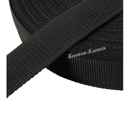 Стропа ременная улучшенная, ширина 40 мм, черная, 50 м