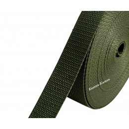 Стропа ременная, ширина 25 мм, хаки, 50 м