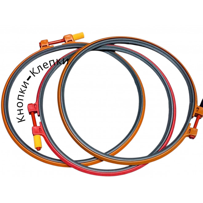 Пяльцы пластмассовые, диаметр 21 см, уп. 10 шт. оптом