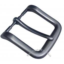 Пряжки для ремней, декоративные, 40 мм, темный никель матовый, №4