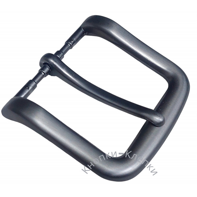 Пряжки для ремней, декоративные, 40 мм, темный никель матовый, №4 оптом