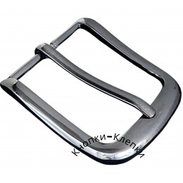 Пряжки для ремней, декоративные, 40 мм, темный никель, №1