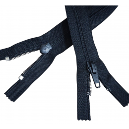 Молния Opti спиральная сумочная Т-8, 54 см, 2 замка, неразъёмная