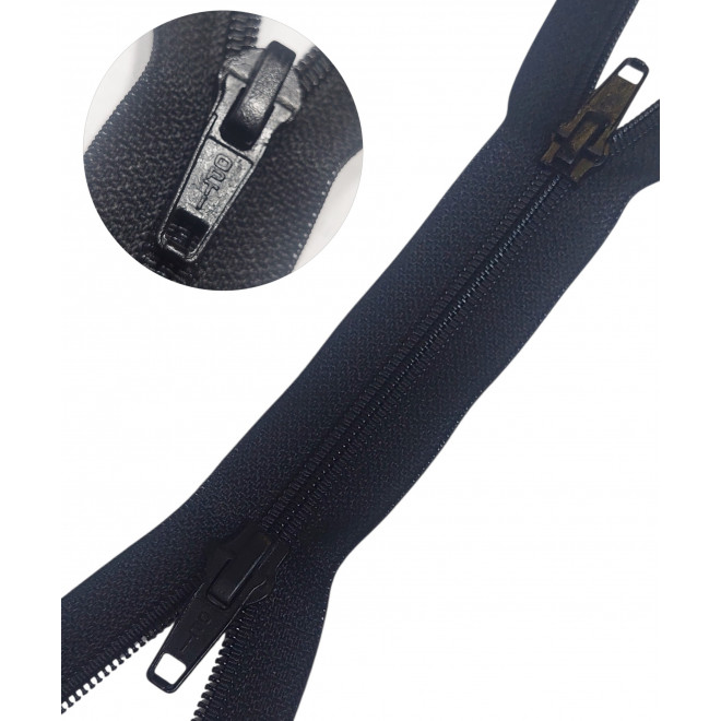 Молния Opti спиральная сумочная Т-8, 54 см, 2 замка, неразъёмная оптом Молния Opti спиральная сумочная Т-8, 54 см, 2 замка, неразъёмная оптом