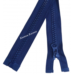 Молния тракторная T-8, 1 замок, разъемная, 80 см, темно-синяя