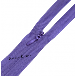 Молния спиральная T-0 потайная, нейлон, 50 см, 184 т.сирень