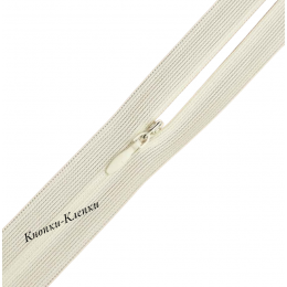 Молния спиральная T-0 потайная, нейлон, 50 см, 286 шампань