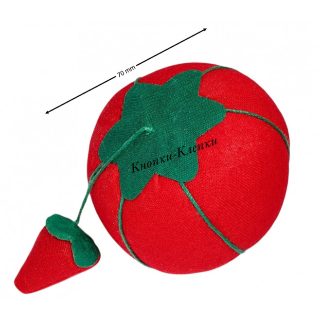 Игольница помидор, большой. Размер: 70 мм оптом