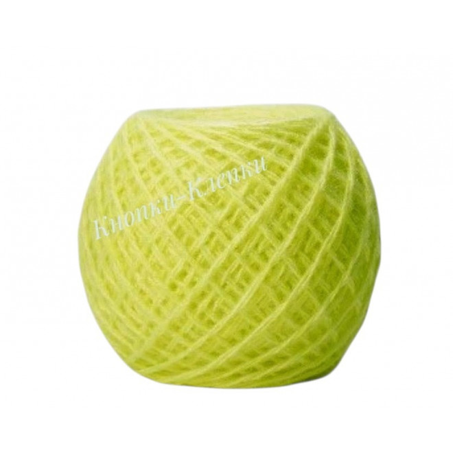 Карачаевская пряжа в клубках 40–45 г (10 клубков), цвет лимон оптом