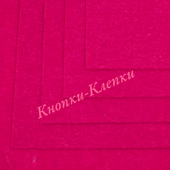 Фетр, размер 20×30, толщина 1 мм, фуксия, уп. 10 шт. оптом