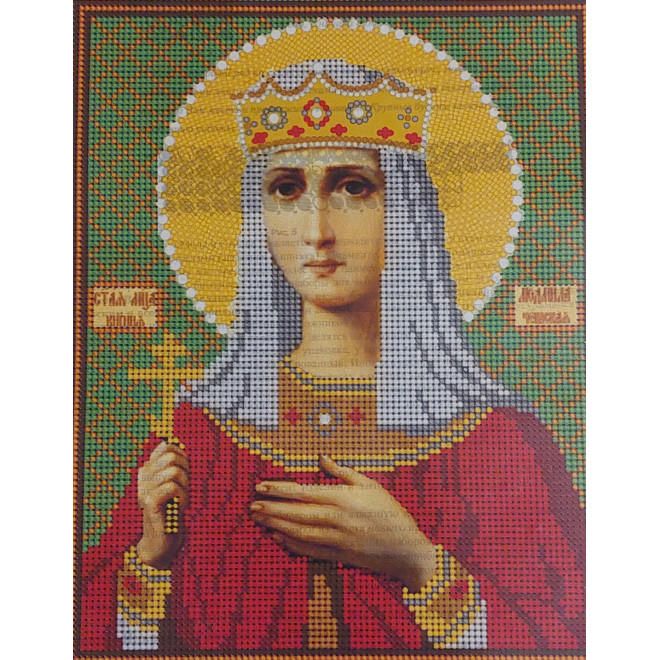 Канва-схема для вышивания Св. Людмила оптом
