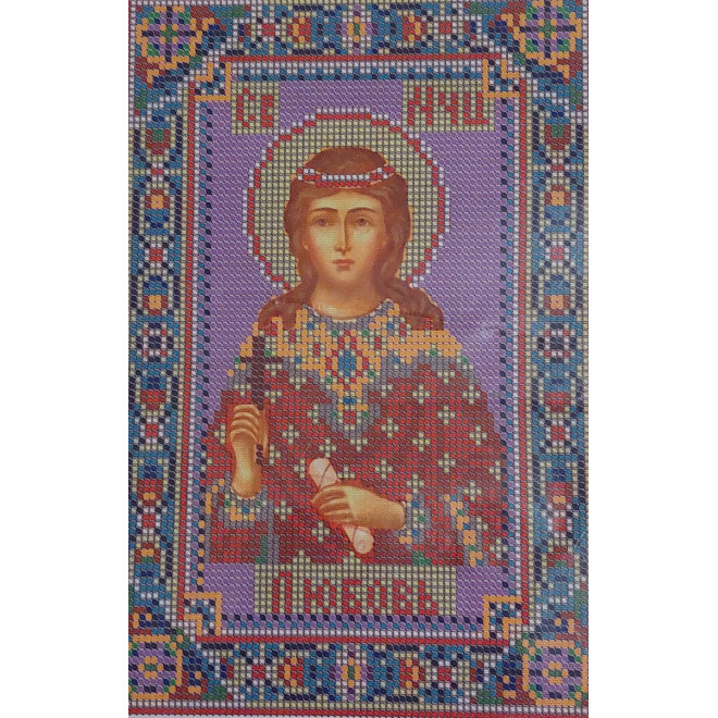 Канва-схема для вышивания Св. Мца Любовь Римская оптом