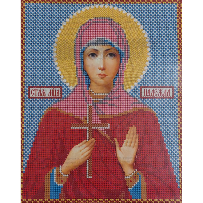 Канва-схема для вышивания Св. Мца Надежда оптом