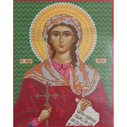 Канва-схема для вышивания Св. Мца Ника