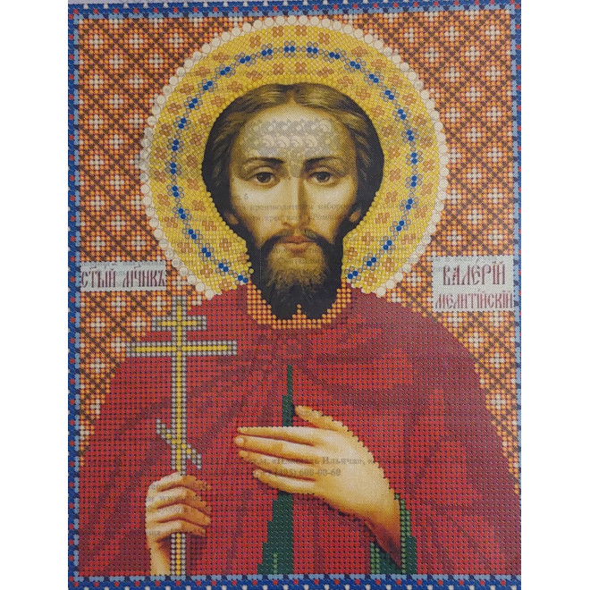 Канва-схема для вышивания Св. Валерий оптом