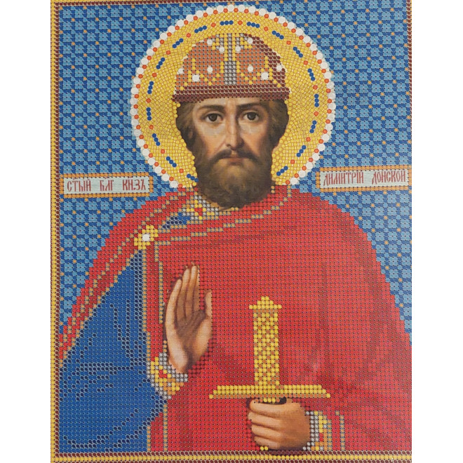 Канва-схема для вышивания Св. Дмитрий Донской оптом