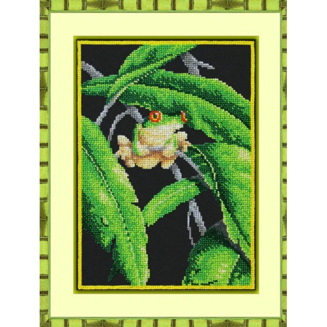 Набор для вышивания бисером, арт. Б-1455 «Древесная лягушка» оптом