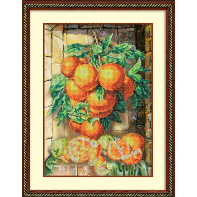Набор для вышивания бисером, арт. Б-1220 «Апельсиновая гроздь» оптом