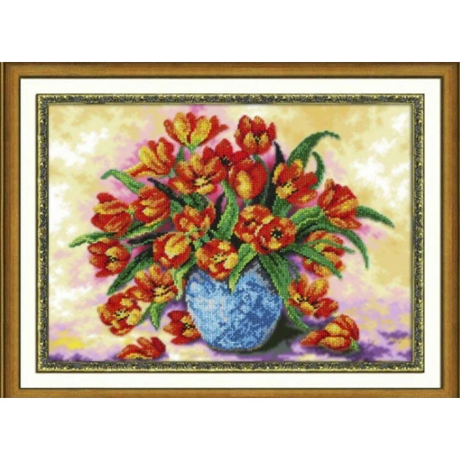 Набор для вышивания бисером, арт.Б-1218, «Тюльпаны»   оптом
