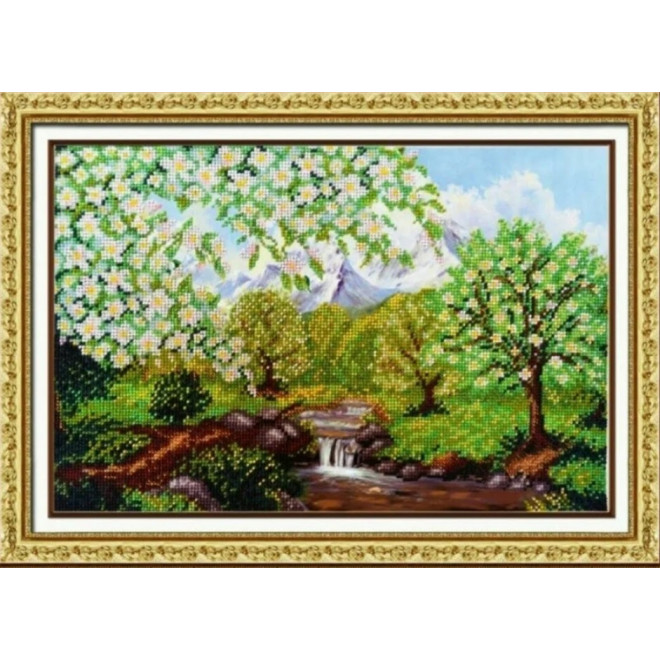 Набор для вышивания бисером, арт. Б-1401, «Яблоневая весна» оптом