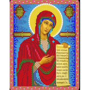 Канва-схема для вышивания Образ Заступницы Прсв. Бцы