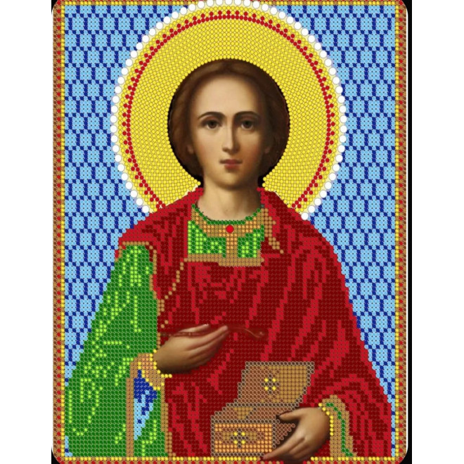 Канва-схема для вышивания Св. Вмч. Пантелеймон оптом