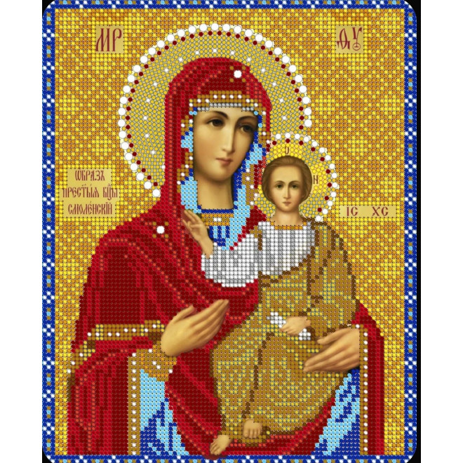 Канва-схема для вышивания Прсв.Бца Смоленская оптом