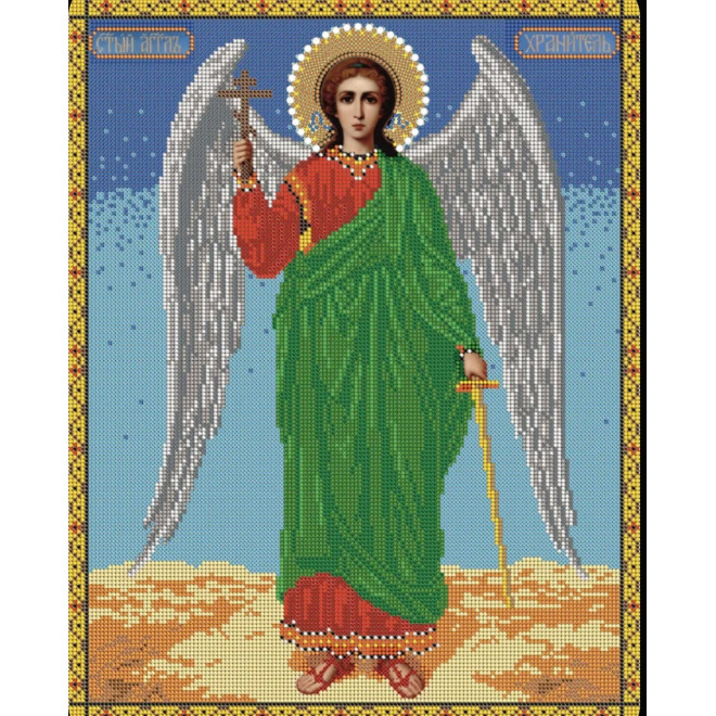Канва-схема для вышивания Св. Ангел Хранитель оптом