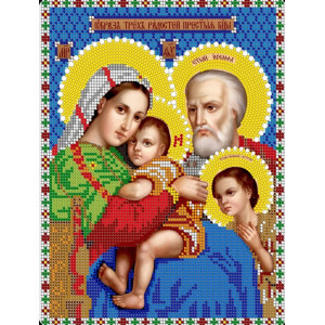 Канва-схема для вышивания Образ трех радостей Прсв. Бцы