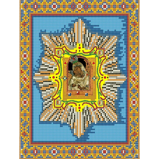 Канва-схема для вышивания Почаевская Божия Матерь оптом