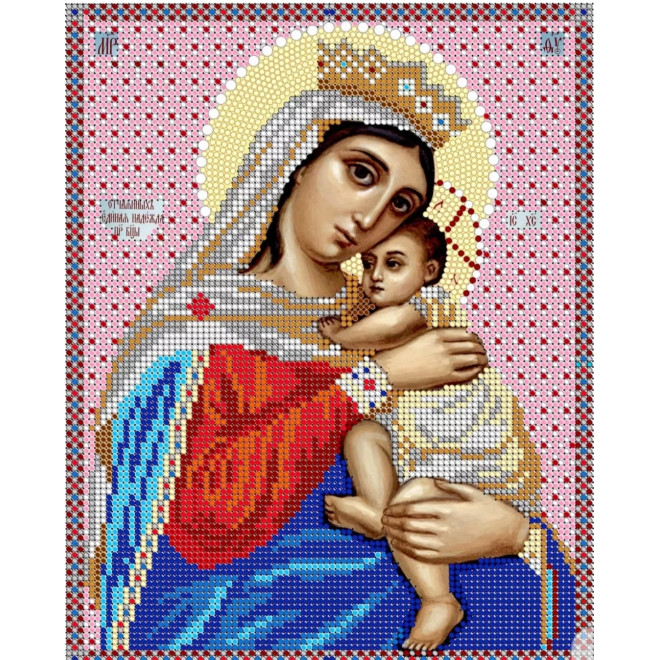 Канва-схема для вышивания Прсв.Бца Отчаянных единая надежда оптом