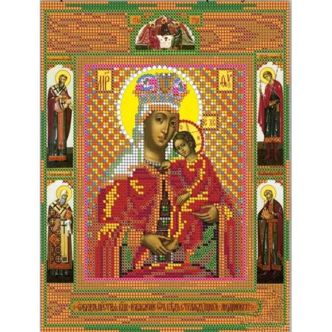 Канва-схема для вышивания Прсв.Бца Избавление от Бед Страждущих оптом