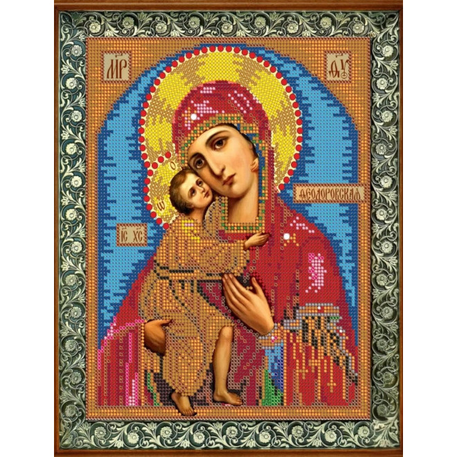 Канва-схема для вышивания Прсв.Бца Феодоровская оптом