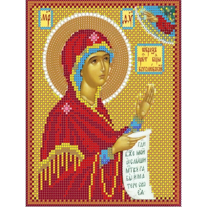 Канва-схема для вышивания Обр. Прсв. Бцы Боголюбская оптом