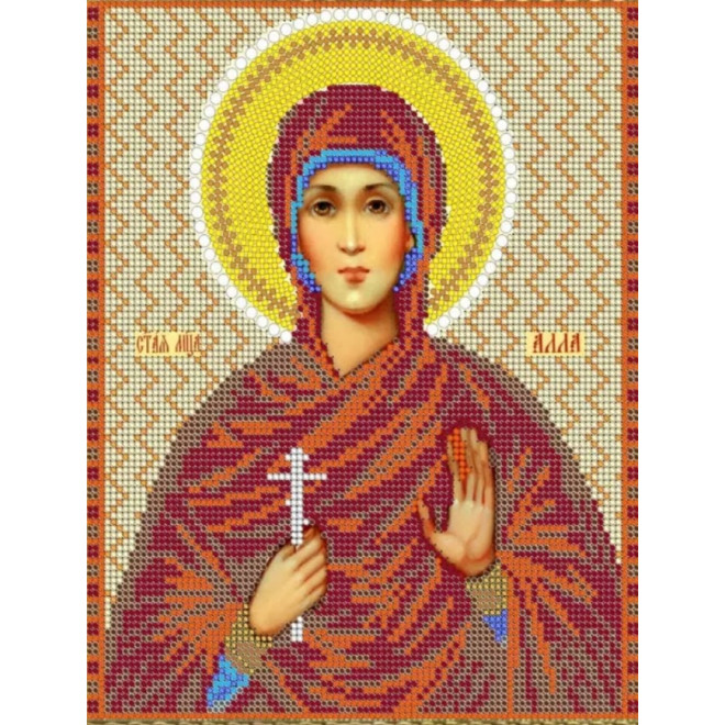 Канва-схема для вышивания Св. Мца Алла оптом