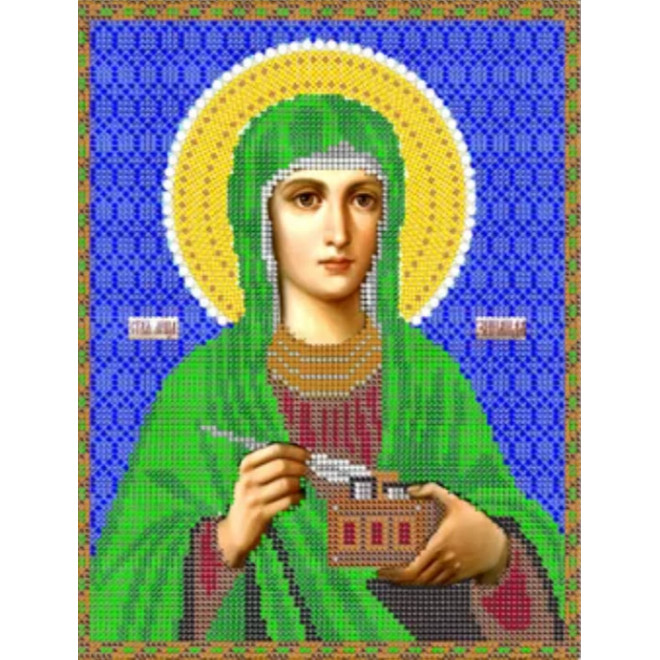 Канва-схема для вышивания Св. Мца Зинаида оптом