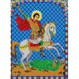 Канва-схема для вышивания Св. Георгий Победоносец