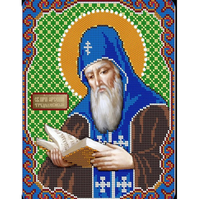 Канва-схема для вышивания Св. Арсений оптом