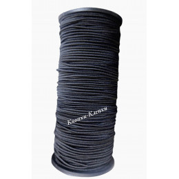 Резинка шляпная, 2 мм, 100 м, черная